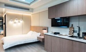 Read more about the article prefabricated capsule homes with bathroom and kitchen