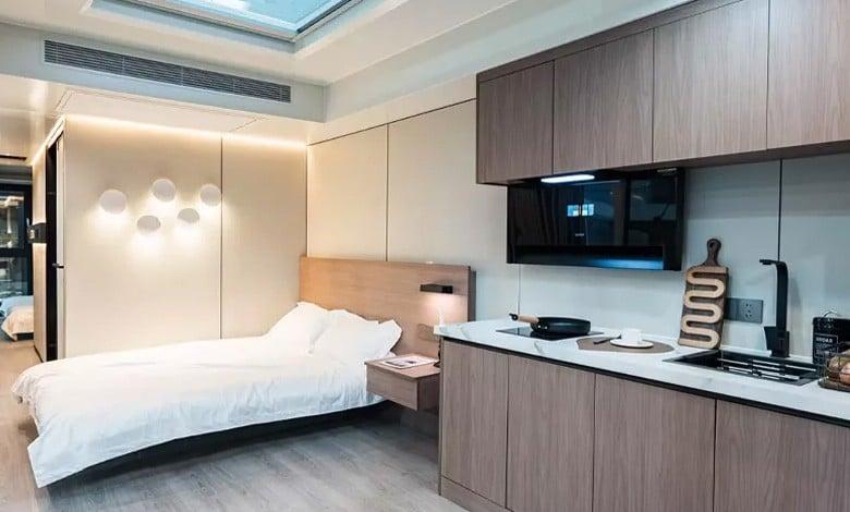 Read more about the article prefabricated capsule homes with bathroom and kitchen